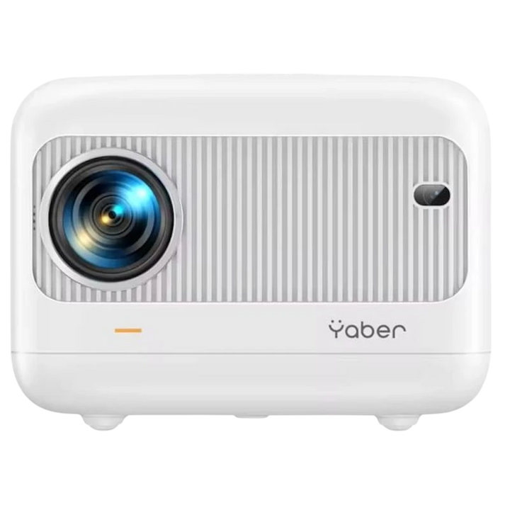 Mini-projetor portátil Yaber L1 LCD HD - com Wifi e Bluetooth para telemóvel - Foco elétrico - Branco