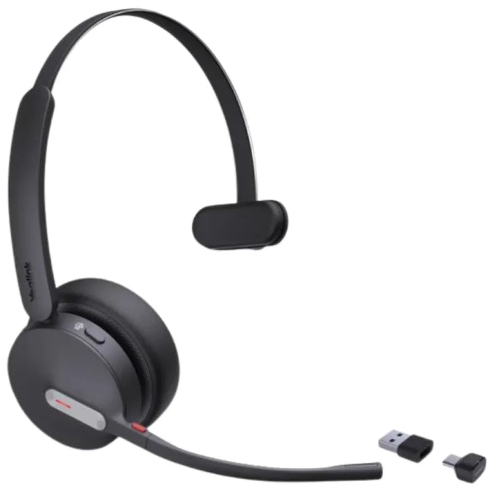 Yealink BH70 Mono Teams USB-C/A - Auscultadores mono com diadema, Bluetooth, com microfone boom com cancelamento de ruído