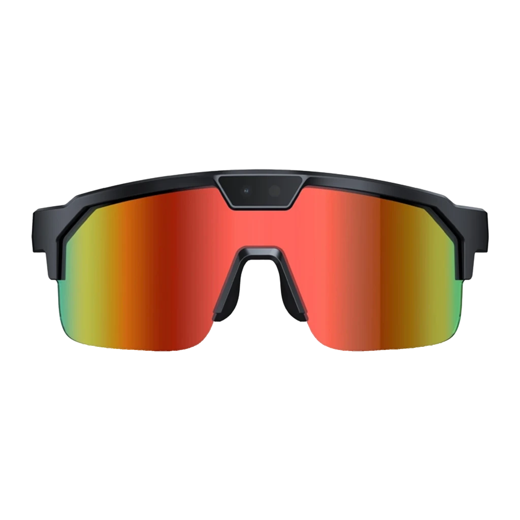 Zeblaze Q01 AI Sports Sunglasses Laranja 8MP Sony IMX219