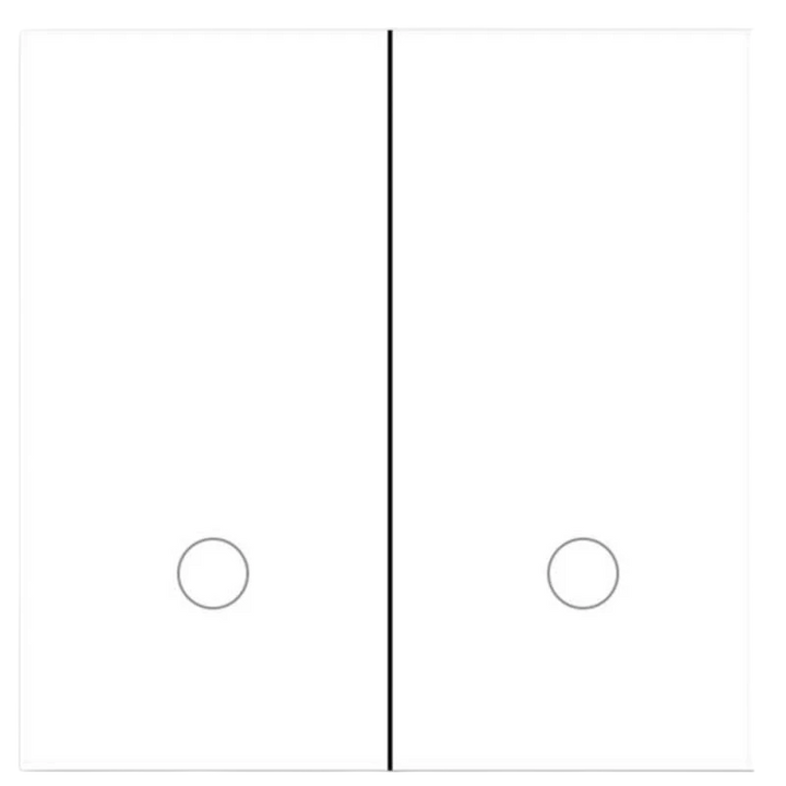 Zemismart K6 Zigbee Duplo Branco - Interruptor inteligente