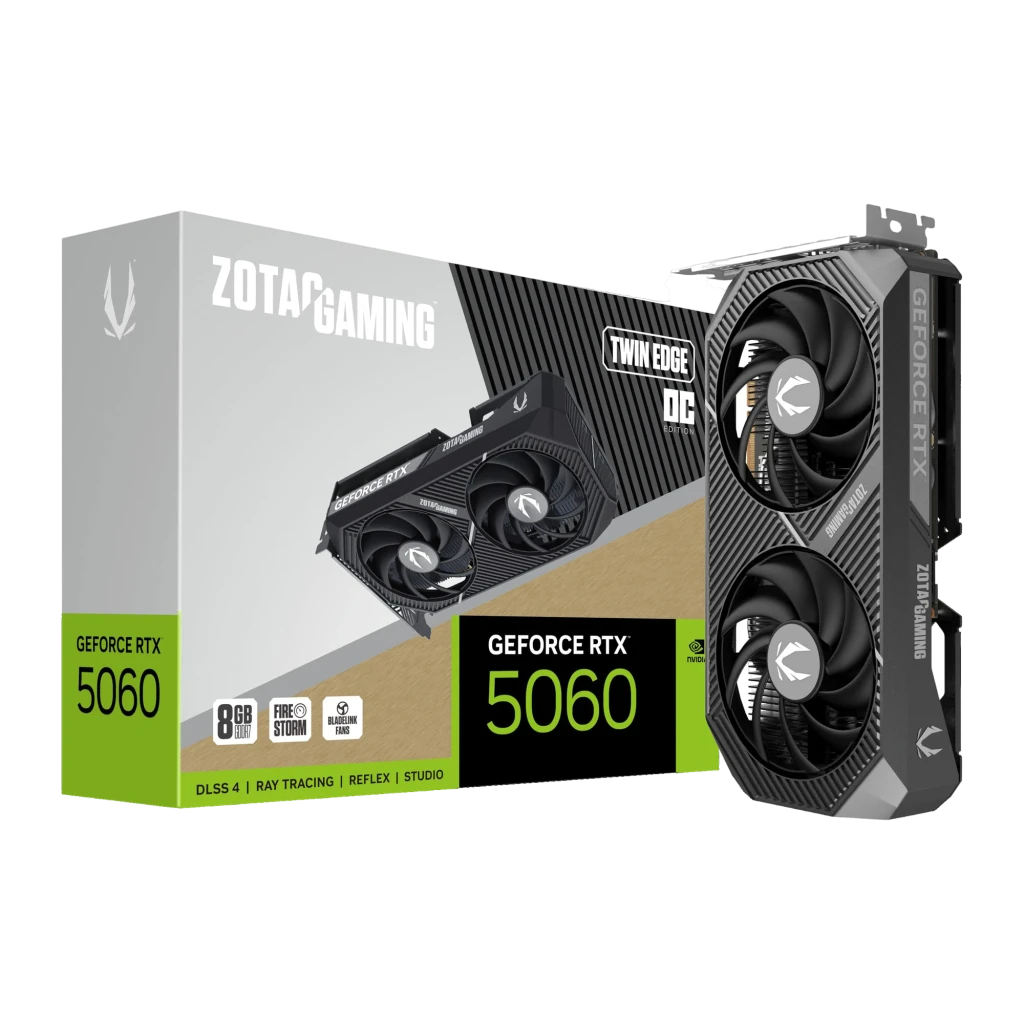 Placa gráfica ZOTAC Gaming GeForce RTX 5060 Twin Edge OC