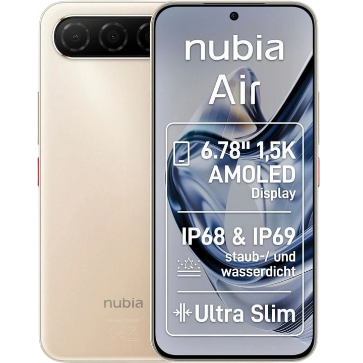 ZTE Nubia Air 5G 8GB/256GB Dourado
